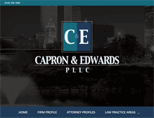 Tablet Screenshot of capronedwards.com